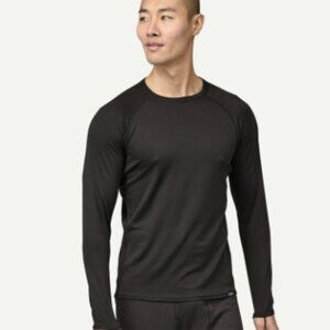 PATAGONIA Capilene Midweight Long Sleeve Shirt Black Size XL